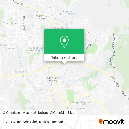 KEB Auto Sdn Bhd map