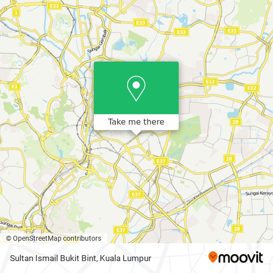 Sultan Ismail Bukit Bint map