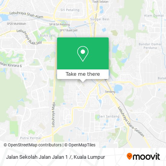 Jalan Sekolah Jalan Jalan 1 / map