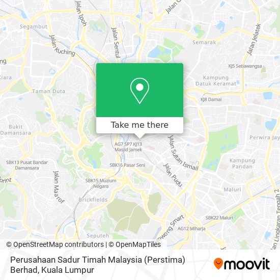 Perusahaan Sadur Timah Malaysia (Perstima) Berhad map