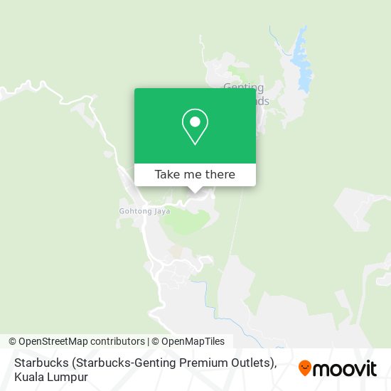 Starbucks (Starbucks-Genting Premium Outlets) map