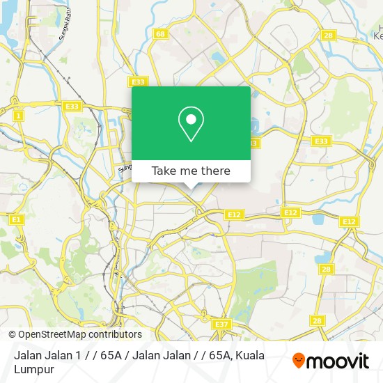 Jalan Jalan 1 / / 65A / Jalan Jalan / / 65A map