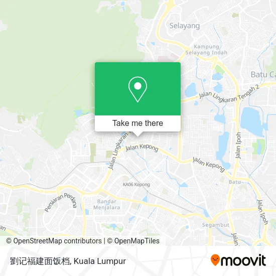 劉记福建面饭档 map