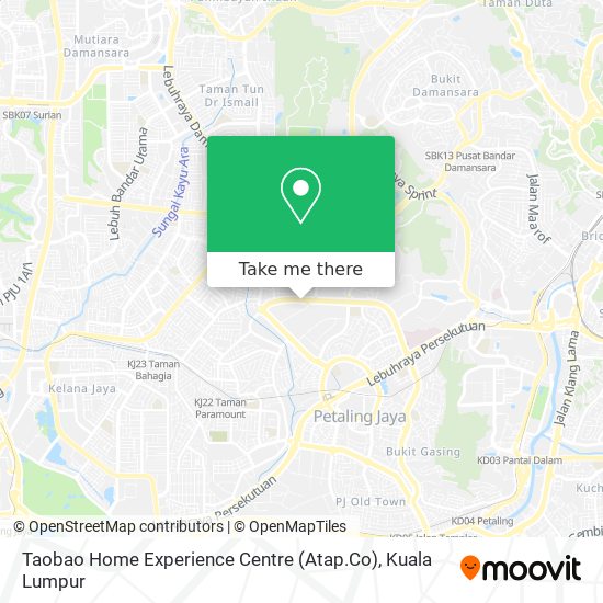 Peta Taobao Home Experience Centre (Atap.Co)