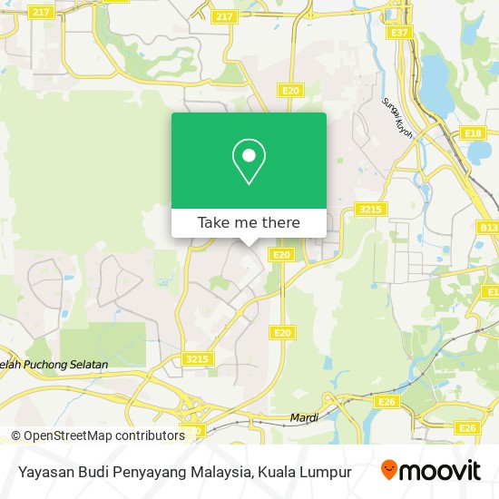 Yayasan Budi Penyayang Malaysia map