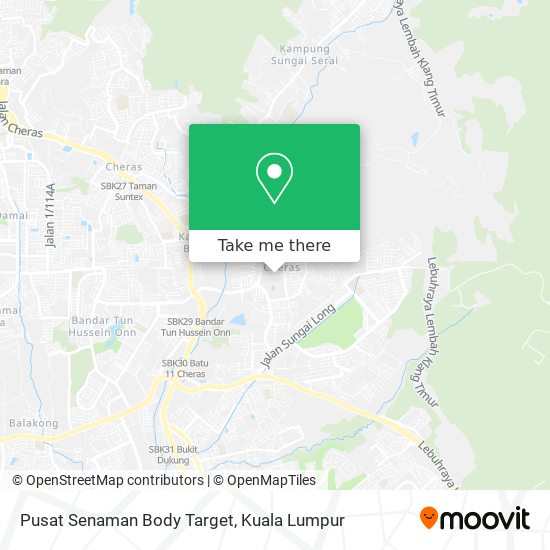 Pusat Senaman Body Target map