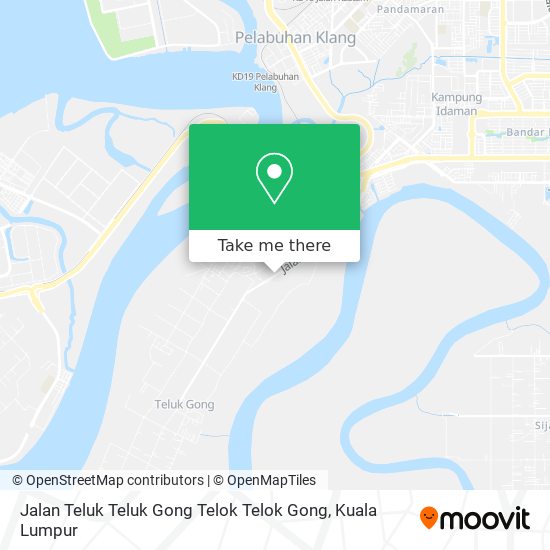 Peta Jalan Teluk Teluk Gong Telok Telok Gong