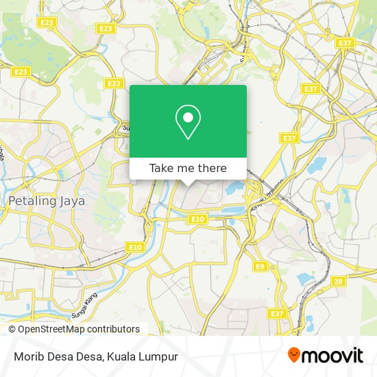 Morib Desa Desa map