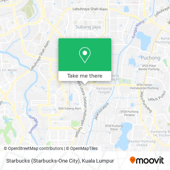 Starbucks (Starbucks-One City) map