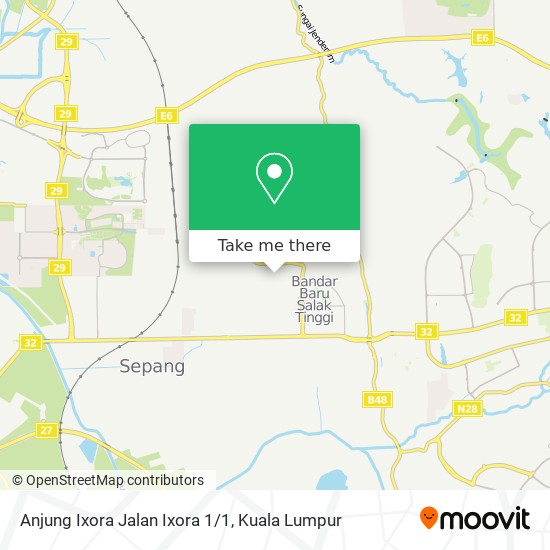 Anjung Ixora Jalan Ixora 1/1 map