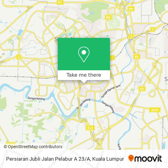 Persiaran Jubli Jalan Pelabur A 23 / A map