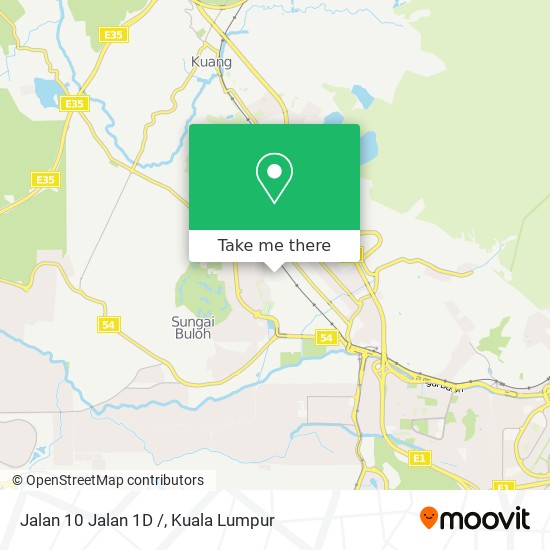 Jalan 10 Jalan 1D / map