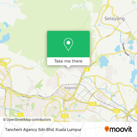 Tanchem Agency Sdn Bhd map
