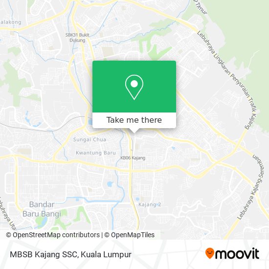 MBSB Kajang SSC map