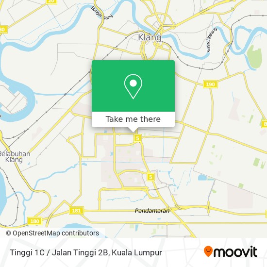 Tinggi 1C / Jalan Tinggi 2B map