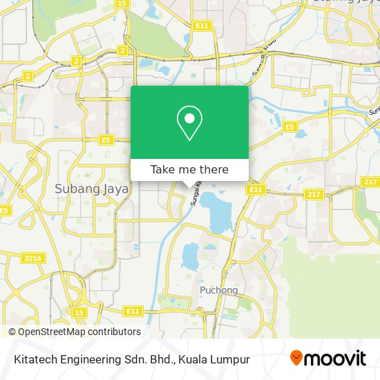 Kitatech Engineering Sdn. Bhd. map