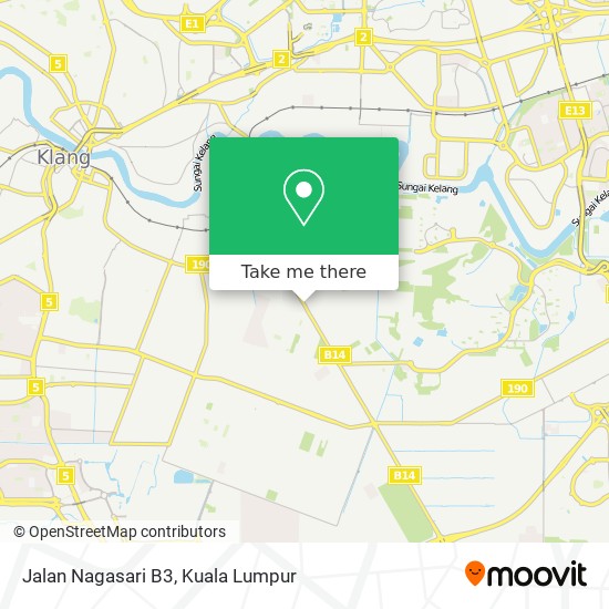 Jalan Nagasari B3 map