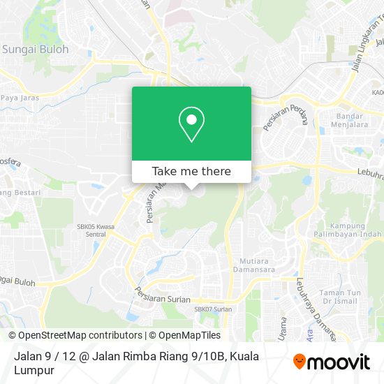 Jalan 9 / 12 @ Jalan Rimba Riang 9 / 10B map