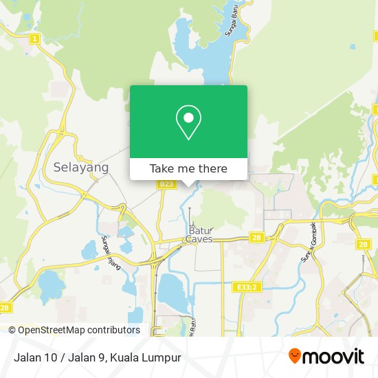 Jalan 10 / Jalan 9 map