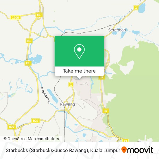 Starbucks (Starbucks-Jusco Rawang) map