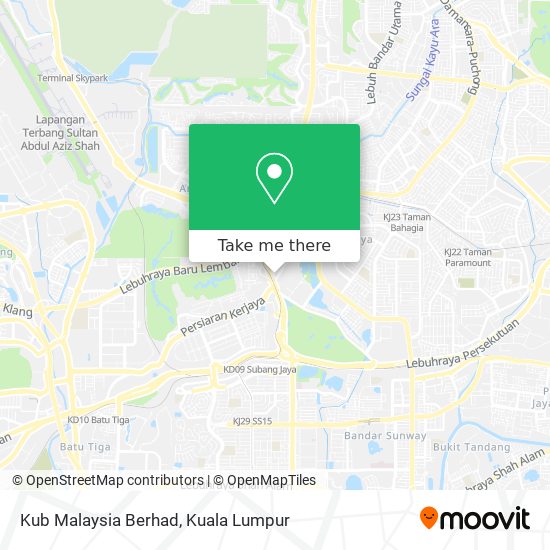 Kub Malaysia Berhad map