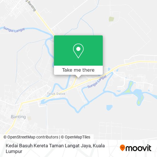 Peta Kedai Basuh Kereta Taman Langat Jaya