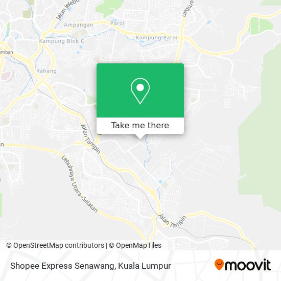 Shopee express serdang hub location