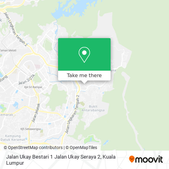 Jalan Ukay Bestari 1 Jalan Ukay Seraya 2 map