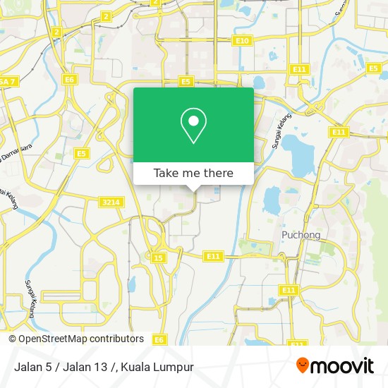 Jalan 5 / Jalan 13 / map