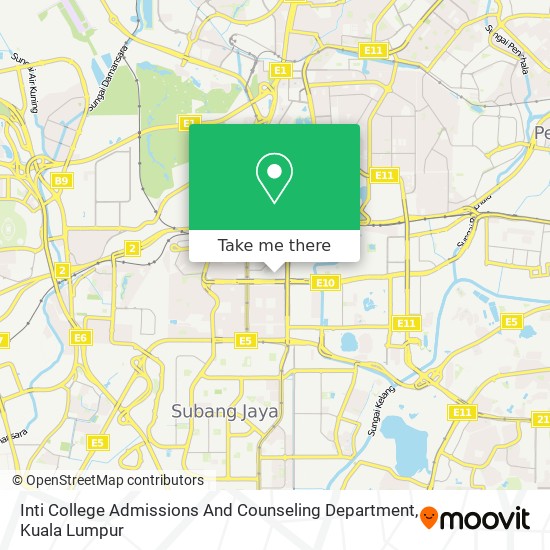 Inti College Admissions And Counseling Department map