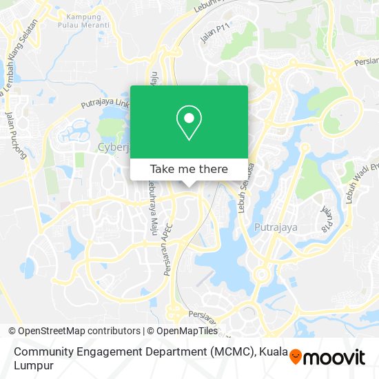 Community Engagement Department (MCMC) map