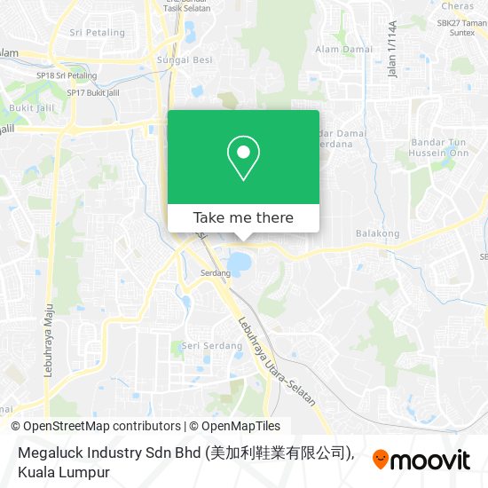 Megaluck Industry Sdn Bhd (美加利鞋業有限公司) map