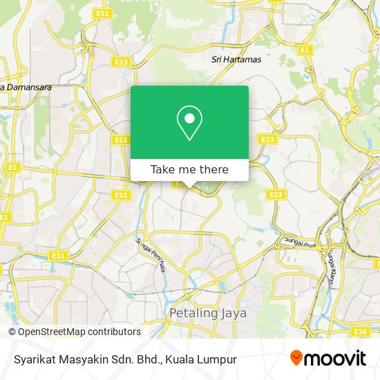 Syarikat Masyakin Sdn. Bhd. map