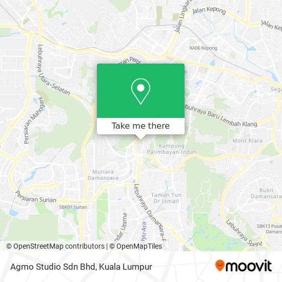 Agmo Studio Sdn Bhd map