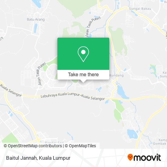 Peta Baitul Jannah, Bandar Tasik Puteri