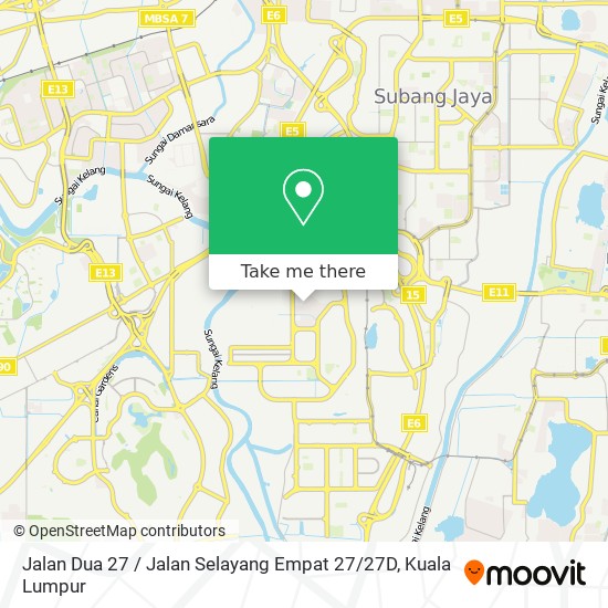 Peta Jalan Dua 27 / Jalan Selayang Empat 27 / 27D