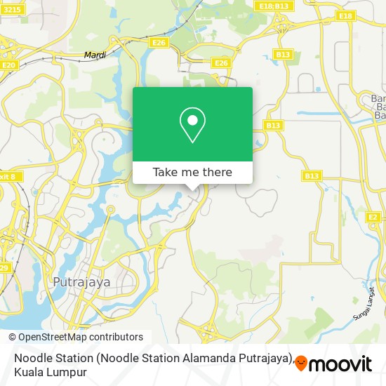 Noodle Station (Noodle Station Alamanda Putrajaya) map