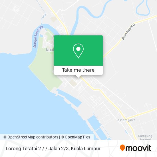 Peta Lorong Teratai 2 / / Jalan 2/3