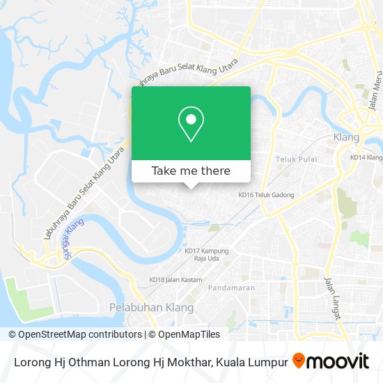 Lorong Hj Othman Lorong Hj Mokthar map