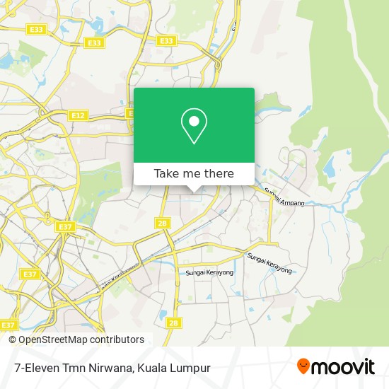 7-Eleven Tmn Nirwana map