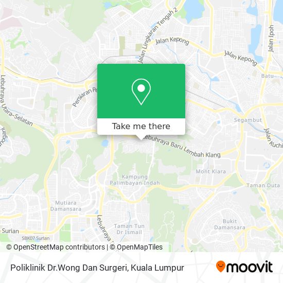 Peta Poliklinik Dr.Wong Dan Surgeri