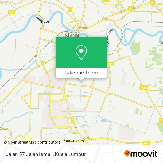 Jalan 57 Jalan Ismail map