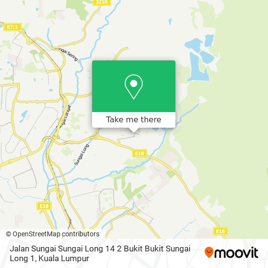 Jalan Sungai Sungai Long 14 2 Bukit Bukit Sungai Long 1 map