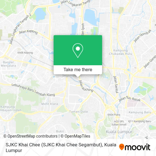 SJKC Khai Chee map