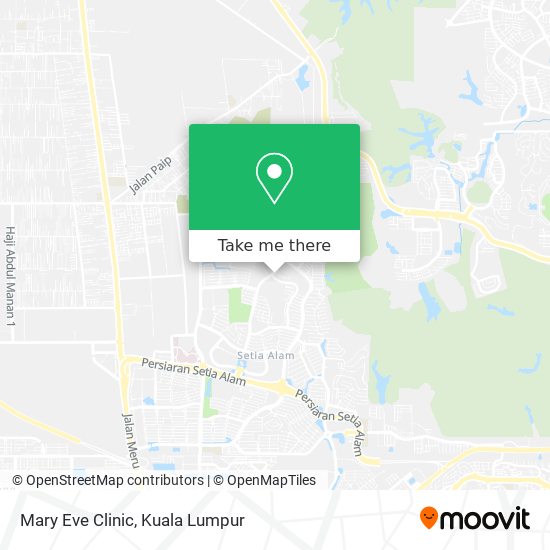 Mary Eve Clinic map