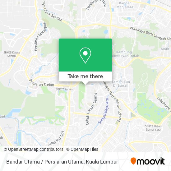 Bandar Utama / Persiaran Utama map
