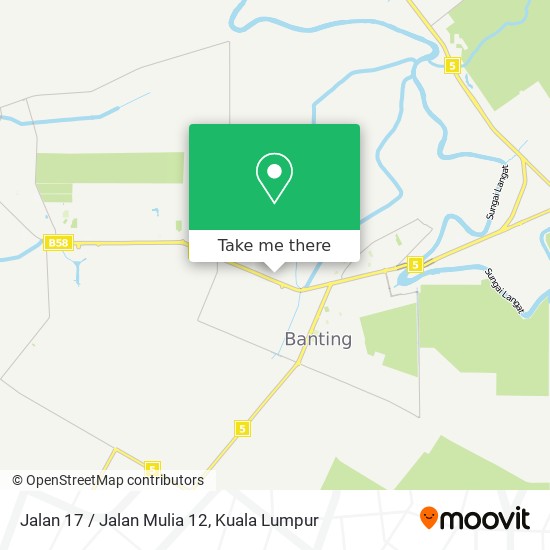 Jalan 17 / Jalan Mulia 12 map