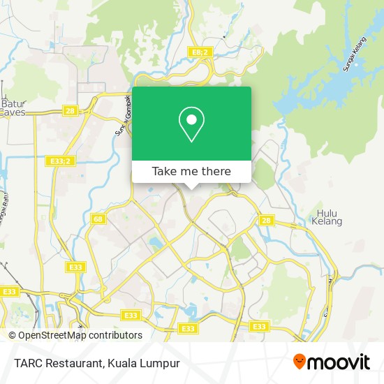 TARC Restaurant map