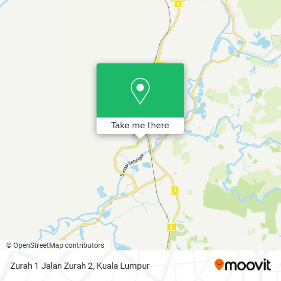 Zurah 1 Jalan Zurah 2 map