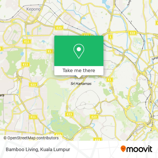 Bamboo Living map